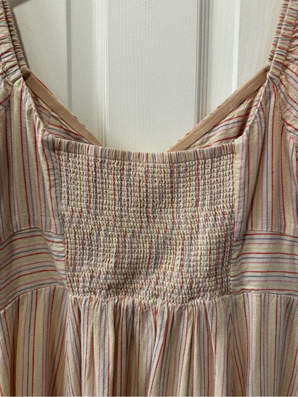Free People Sunshine Eyes Linen Midi Dress Sz M - Picture 9 of 15
